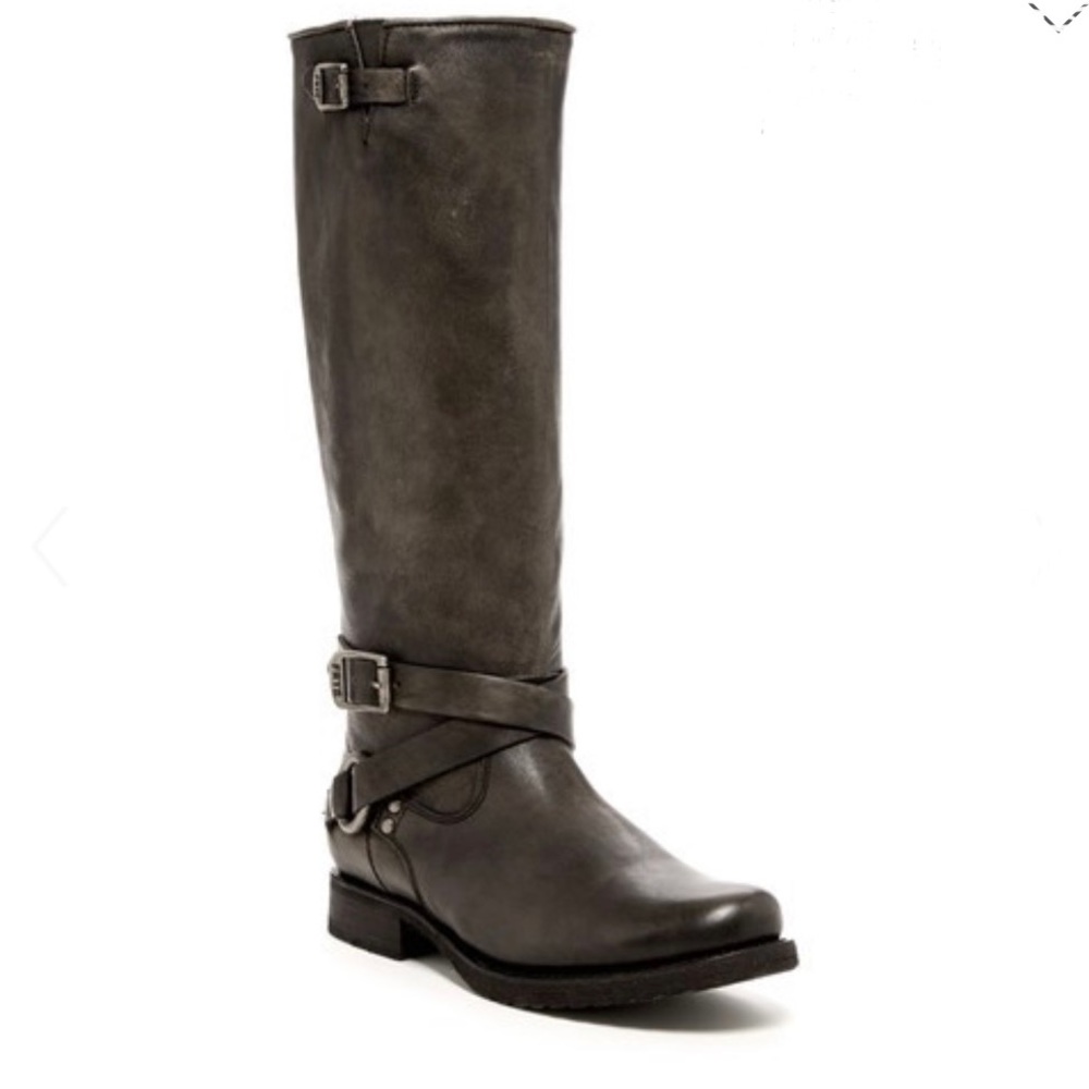 Frye Veronica criss cross tall/knee high boots 8